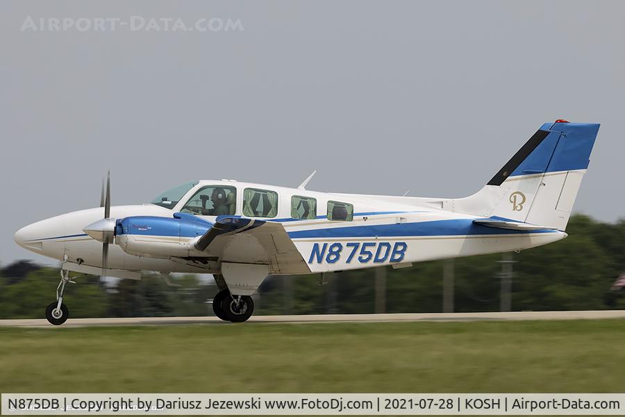 N875DB, 1980 Beech 58 Baron C/N TH-1135, Beech 58 Baron  C/N TH-1135, N875DB