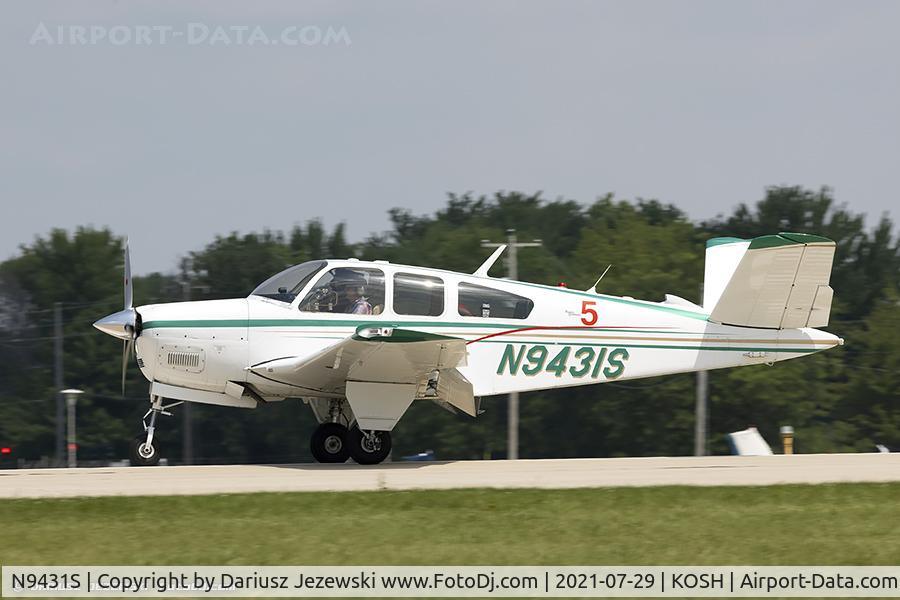 N9431S, 1965 Beech V35 Bonanza C/N D-8021, Beech V35 Bonanza  C/N D-8021, N9431S