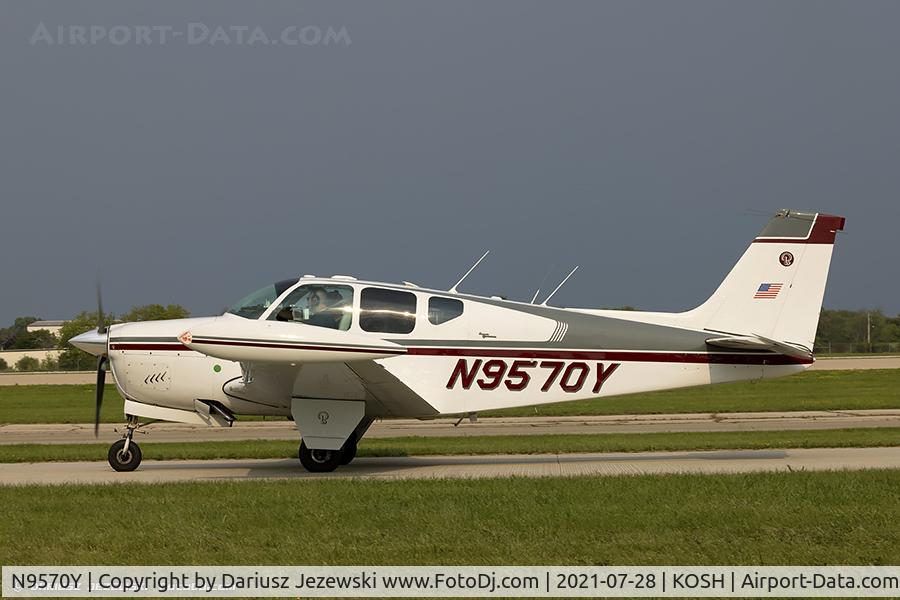 N9570Y, 1962 Beech 35-B33 Debonair C/N CD-570, Beech 35-B33 Debonair  C/N CD-570, N9570Y