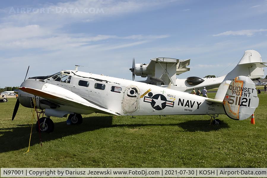 N97001, 1952 Beech UC-45J Expeditor C/N 51121, Beech UC-45J Expeditor  C/N 51121, N97001