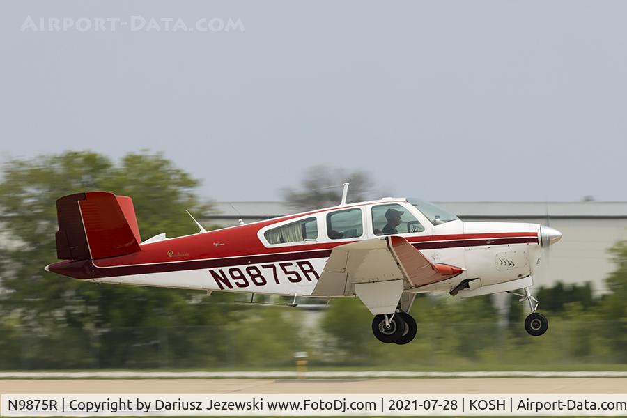 N9875R, 1960 Beech M35 Bonanza C/N D-6429, Beech M35 Bonanza  C/N D-6429, N9875R