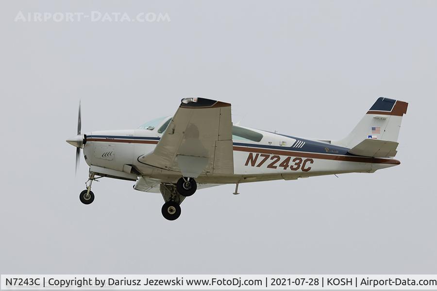 N7243C, 1985 Beech F33A Bonanza C/N CE-1066, Beech F33A Bonanza  C/N CE-1066, N7243C
