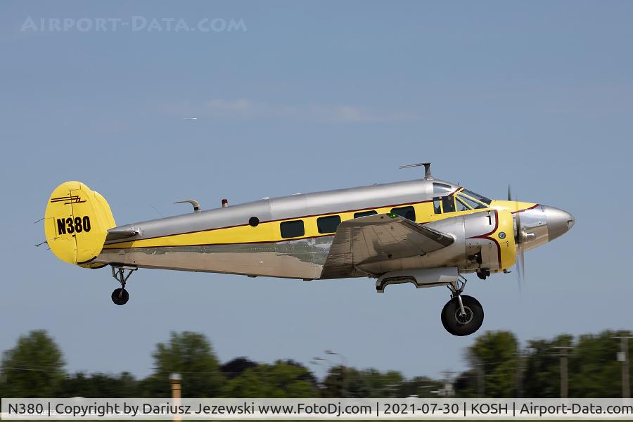 N380, 1955 Beech E18S C/N BA-42, Beech E18S  C/N BA-42, N380