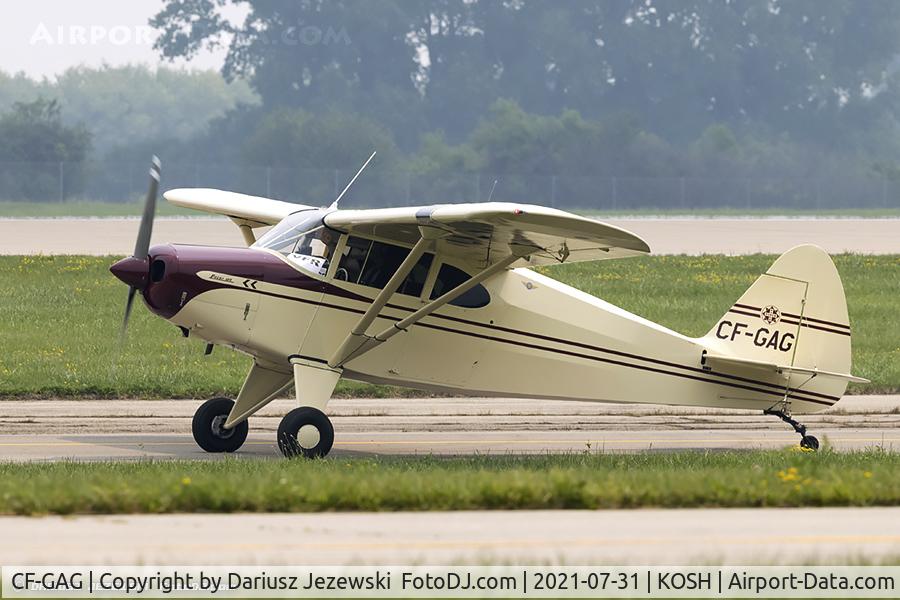 CF-GAG, 1950 Piper PA-20 Pacer C/N 20-213, Piper PA-20-125 Pacer  C/N  20-213, CF-GAG