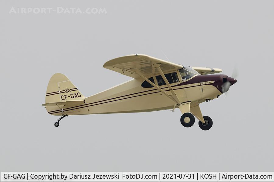 CF-GAG, 1950 Piper PA-20 Pacer C/N 20-213, Piper PA-20-125 Pacer  C/N  20-213, CF-GAG