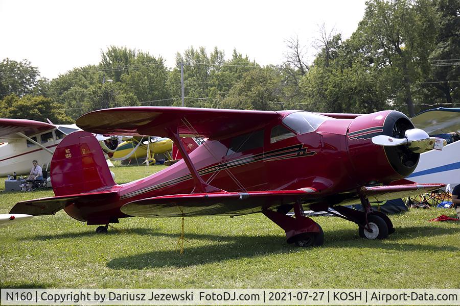 N160, 1943 Beech D17S Staggerwing C/N 4836, Beech D17S Staggerwing  C/N 4836, NC160