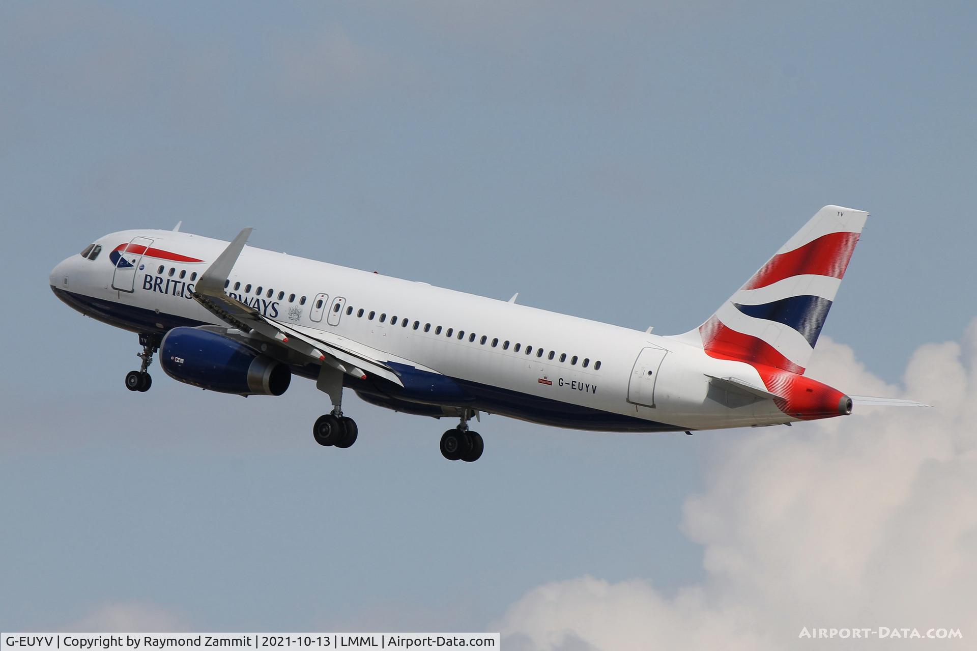 G-EUYV, 2014 Airbus A320-232 C/N 6091, A320 G-EUYV British Airways