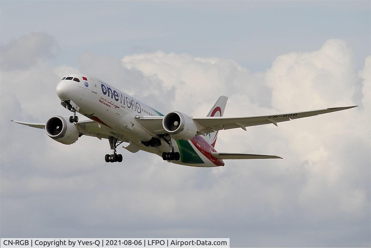 CN-RGB, 2014 Boeing 787-8 Dreamliner C/N 43817, Boeing 787-8 Dreamliner, Take off rwy 24,Paris Orly airport (LFPO-ORY)