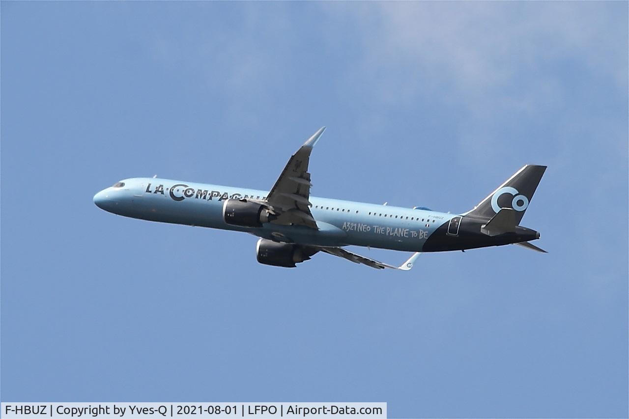 F-HBUZ, 2019 Airbus A321-251NX C/N 8866, Airbus A321-251NX, Climbing  from rwy 24, Paris-Orly airport (LFPO-ORY)