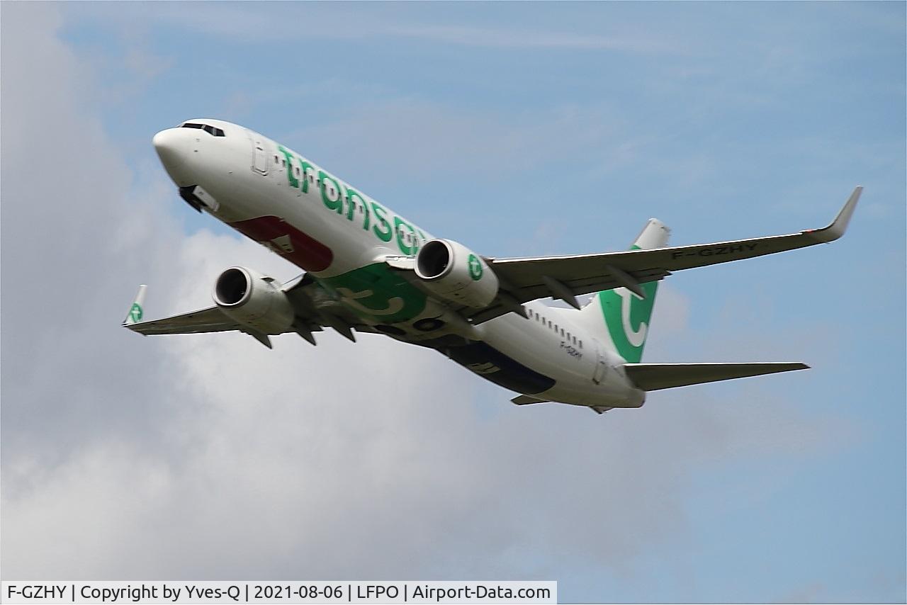 F-GZHY, 2016 Boeing 737-8K2 C/N 41344, Boeing 737-8K2, Take off rwy 24, Paris-Orly airport (LFPO-ORY)