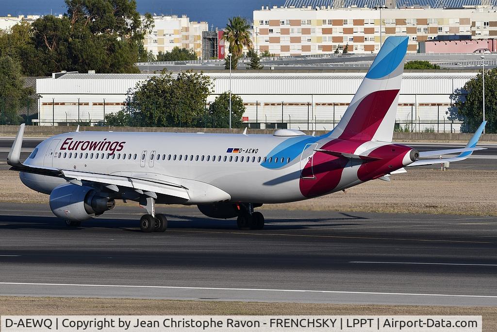 D-AEWQ, 2016 Airbus A320-214 C/N 7398, Eurowings