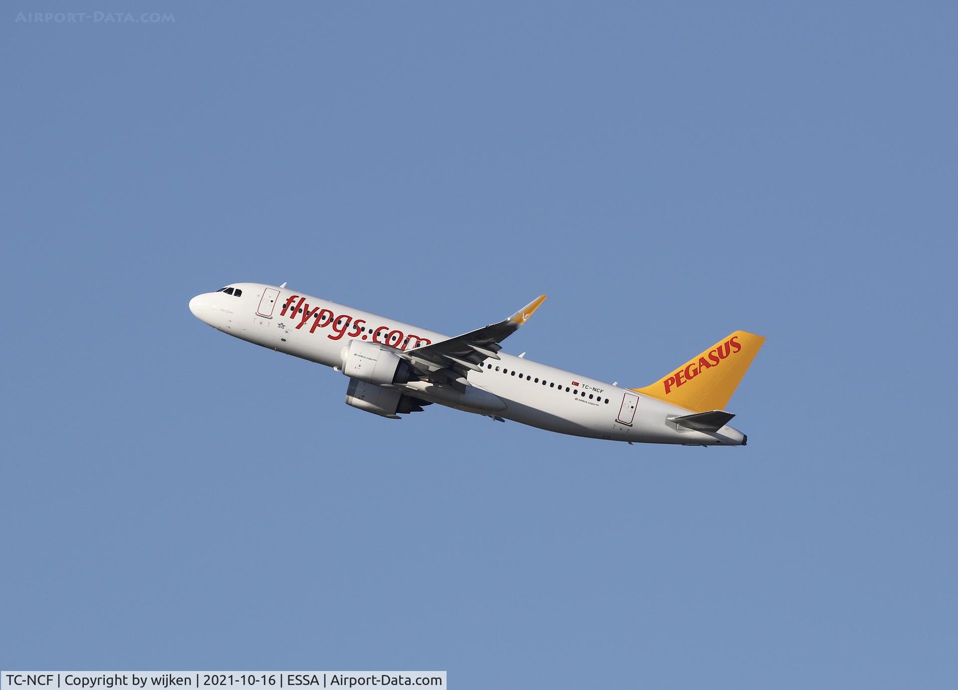 TC-NCF, 2019 Airbus A320-251N C/N 8956, RWY 19R