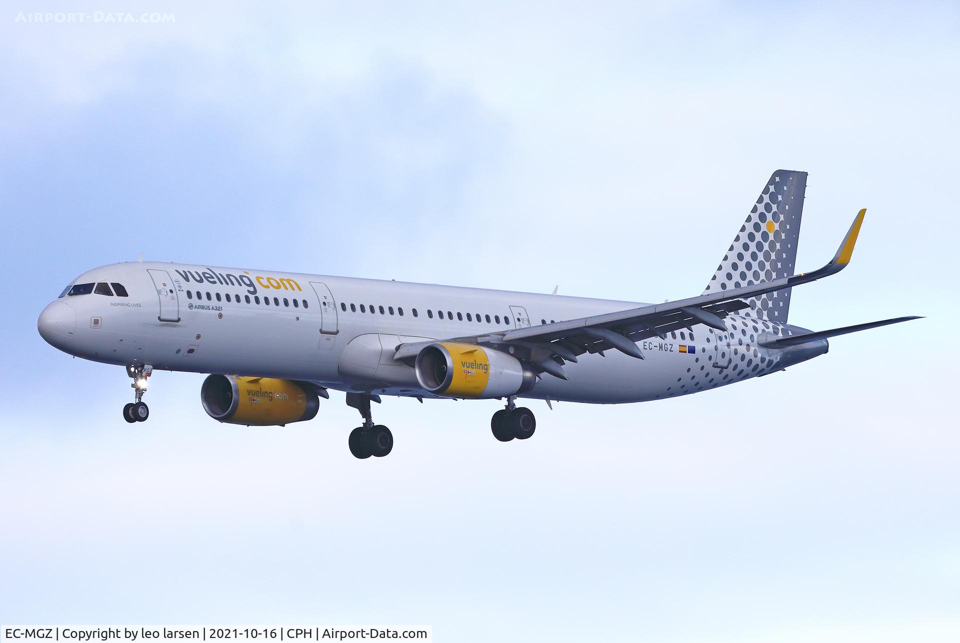 EC-MGZ, 2015 Airbus A321-231 C/N 6660, Copenhagen 16.10.2021