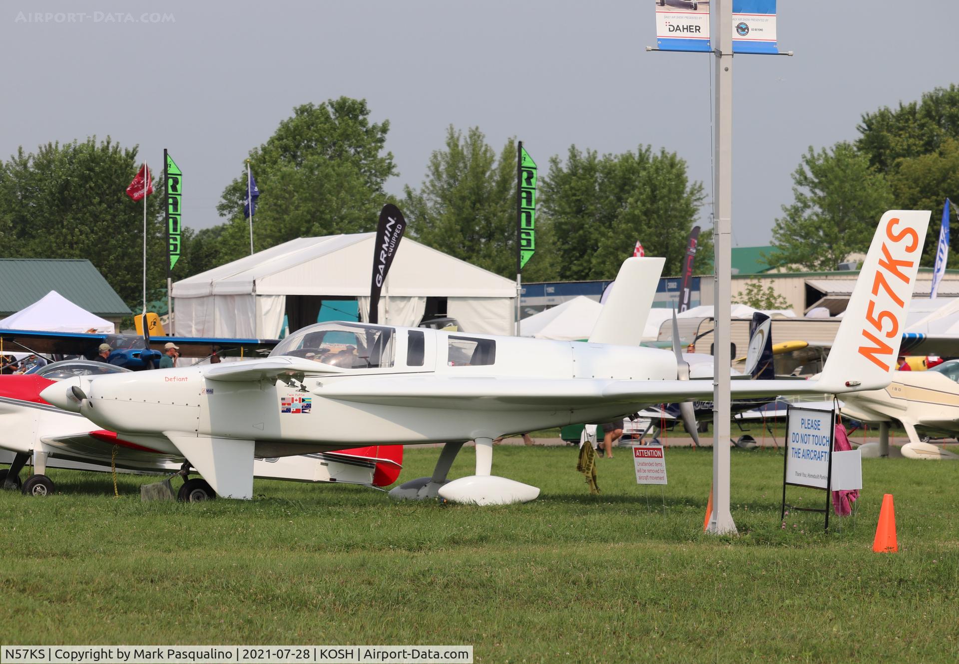 N57KS, 2005 Rutan Defiant C/N 86, Rutan Defiant
