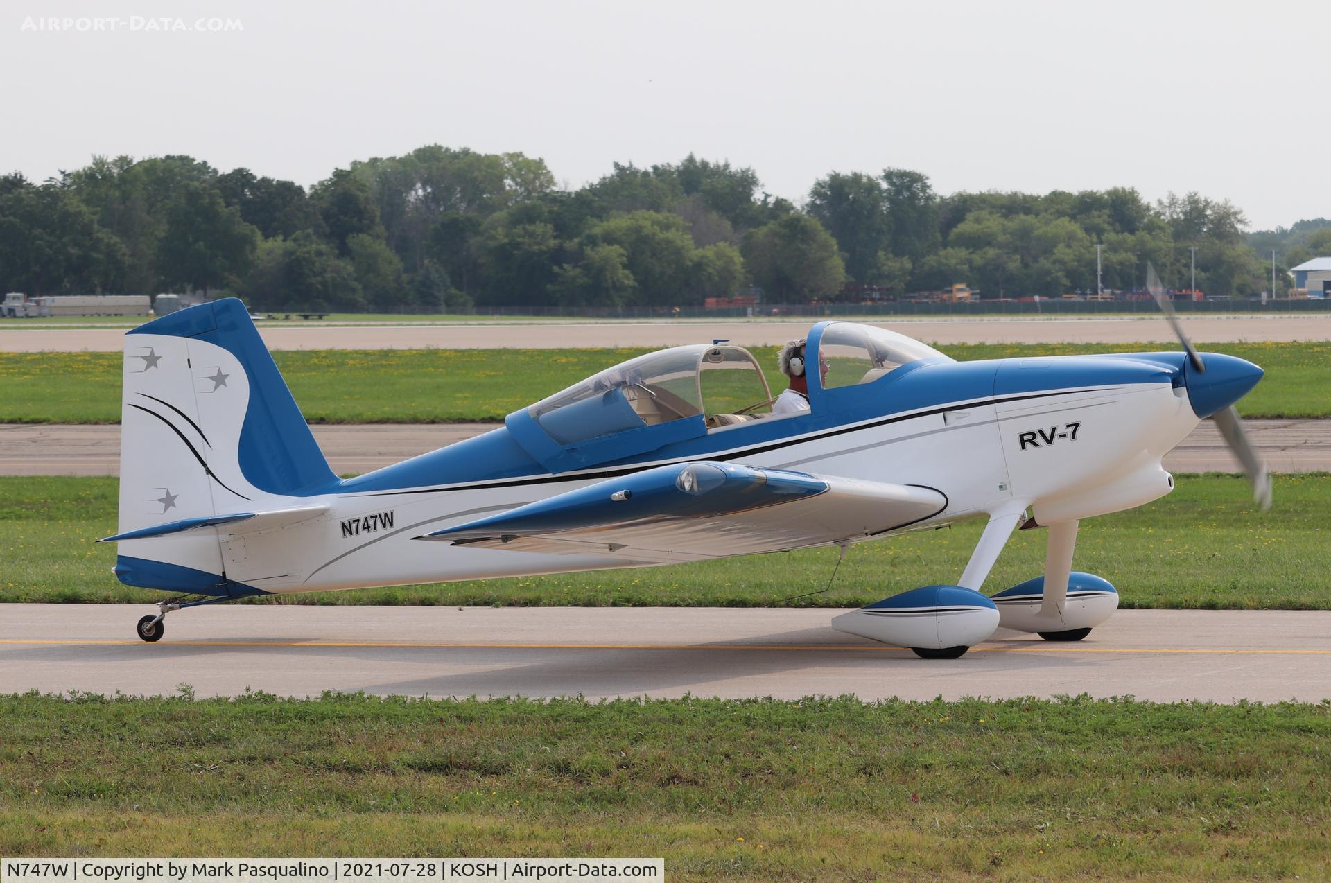N747W, 2014 Vans RV-7 C/N 73117, Vans RV-7