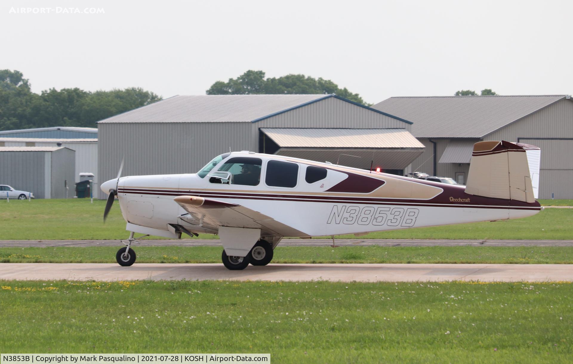 N3853B, 1955 Beech F35 Bonanza C/N D-4148, Beech F35
