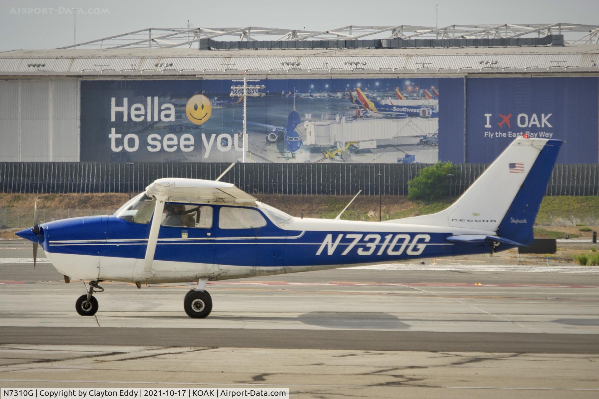 N7310G, 1970 Cessna 172K Skyhawk C/N 17259010, North Field Oakland airport 2021.