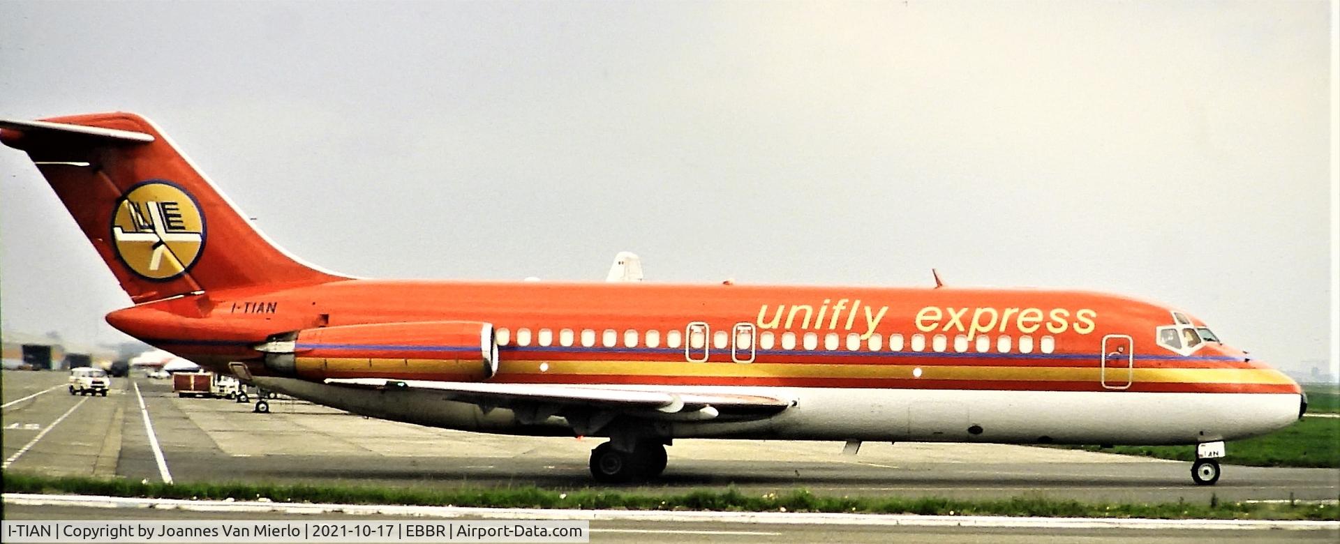I-TIAN, 1966 Douglas DC-9-15RC C/N 47010, Slide scan