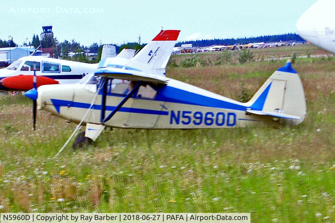 N5960D, 1956 Piper PA-22 C/N 22-4624, N5960D   Piper PA-22-150 Tri-Pacer [22-4624] (University of Alaska) Fairbanks~G 27/06/2018