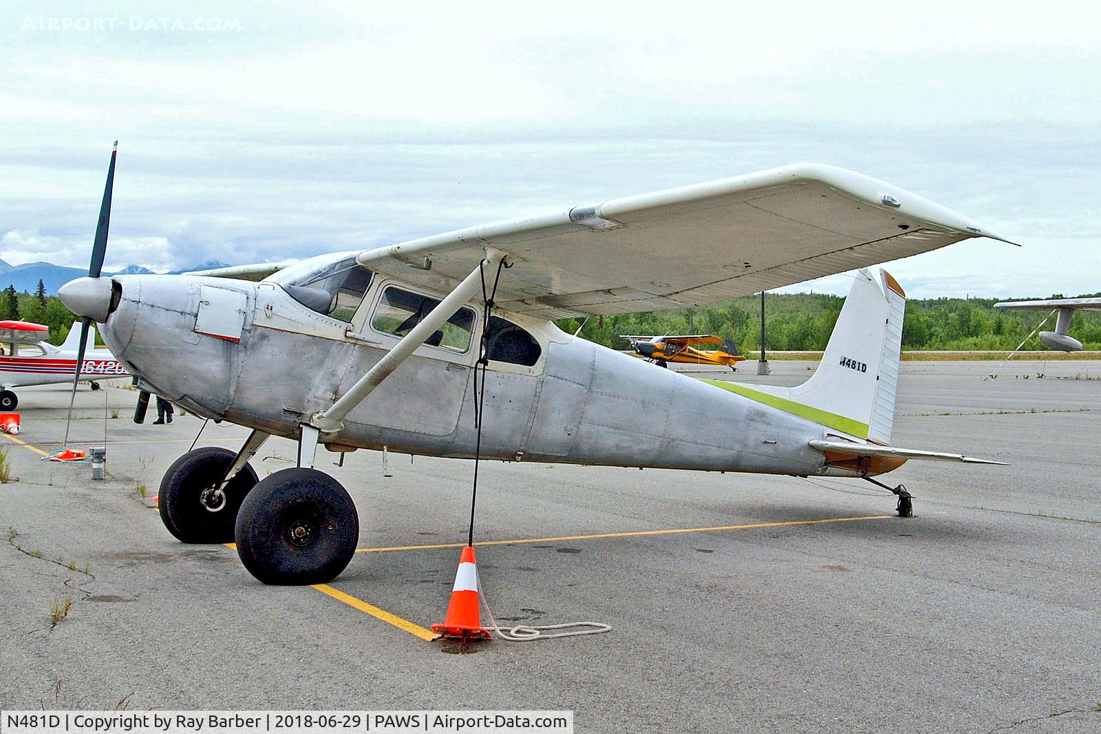 N481D, 1957 Cessna 180A C/N 50255, N481D   Cessna 180A [50255] Wasilla~N 29/06/2018