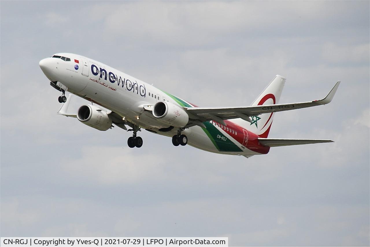 CN-RGJ, 2012 Boeing 737-8B6 C/N 33072, Boeing 737-8B6, Take off rwy 24, Paris-Orly airport (LFPO-ORY)