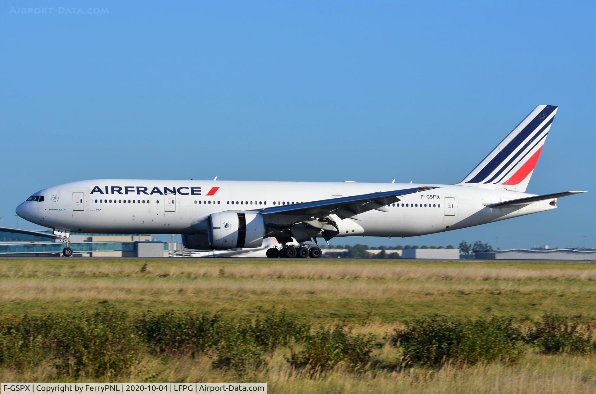 F-GSPX, 2002 Boeing 777-228/ER C/N 32698, Landing of Air France B772