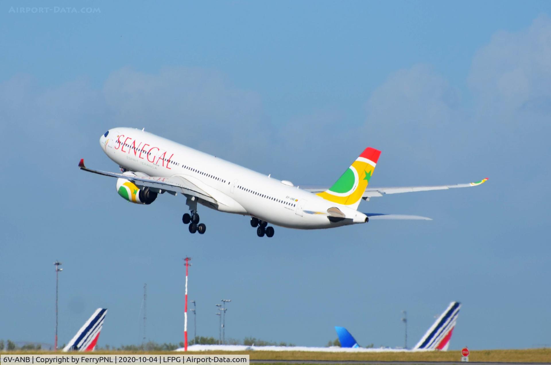 6V-ANB, 2019 Airbus A330-941 C/N 1923, Air Senegal A339 taking-off