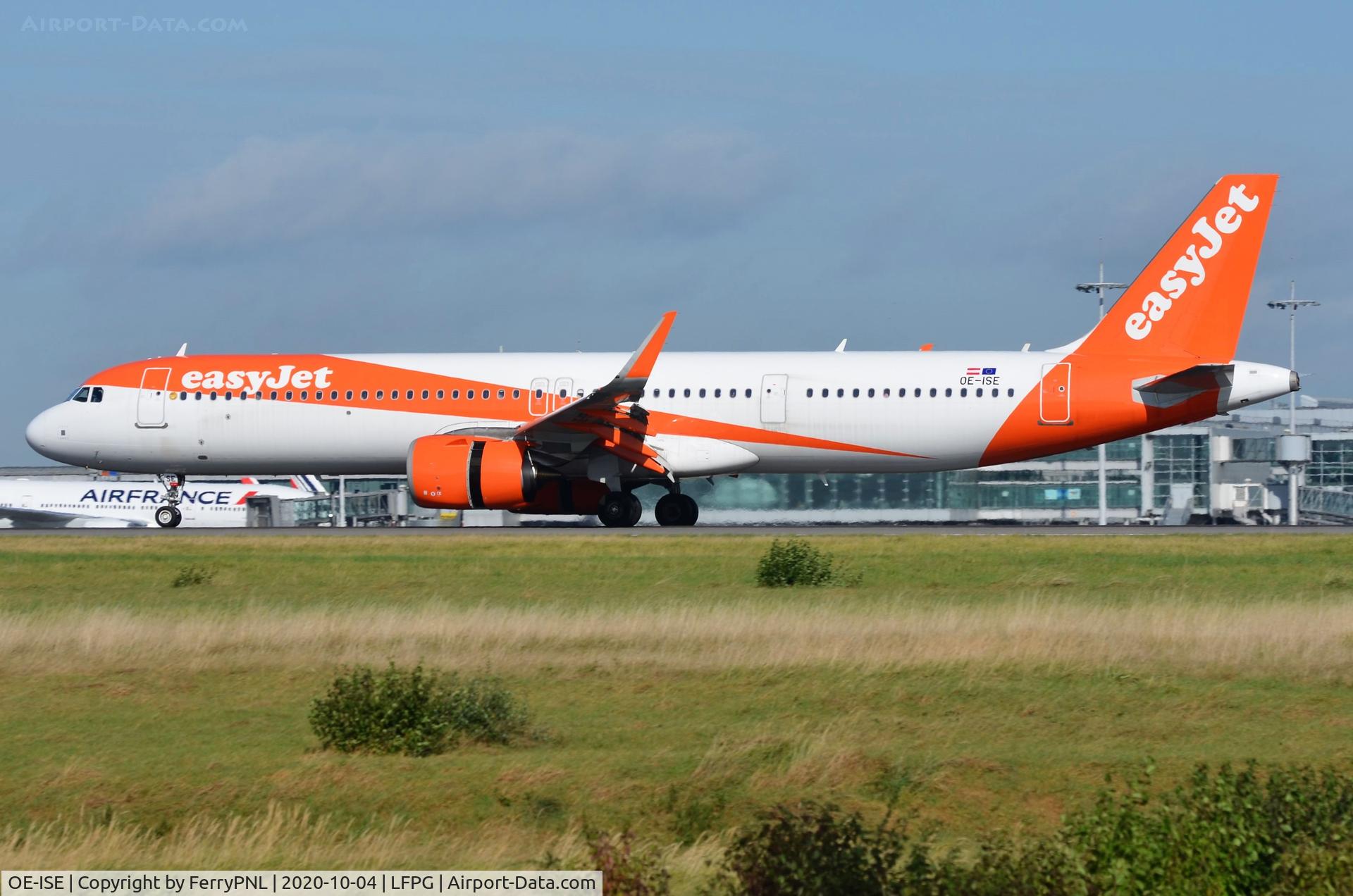 OE-ISE, 2020 Airbus A321-251NX C/N 9399, EasyJet A321N arriving in CDG