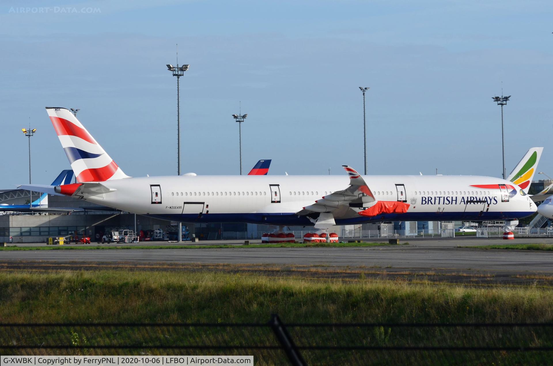 G-XWBK, 2021 Airbus A350-1041 C/N 495, BA A35K under construction in TLS as F-WZGE