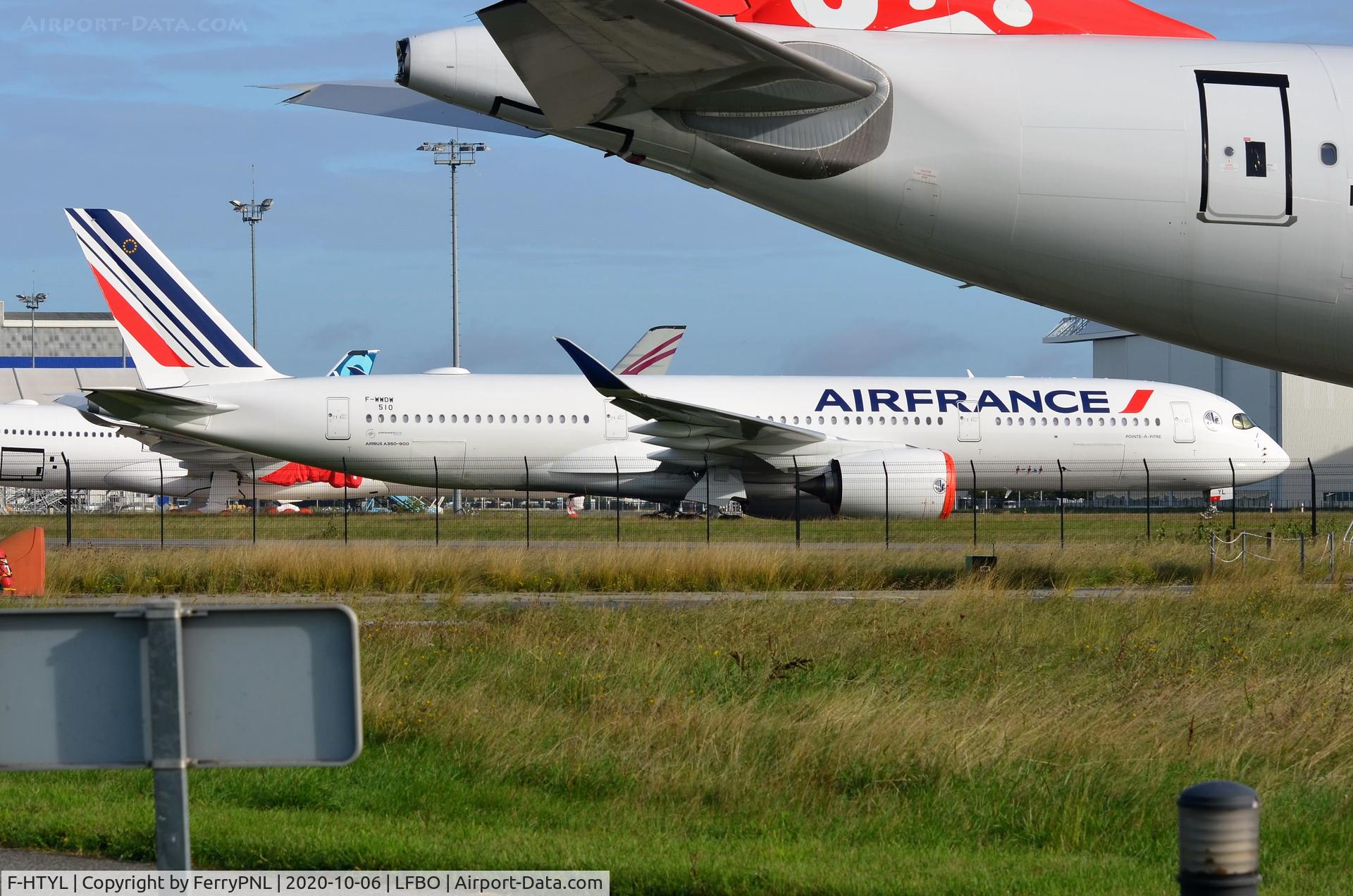 F-HTYL, 2021 Airbus A350-941 C/N 510, Air France A359 with test reg F-WWDW prior delivery by Airbus