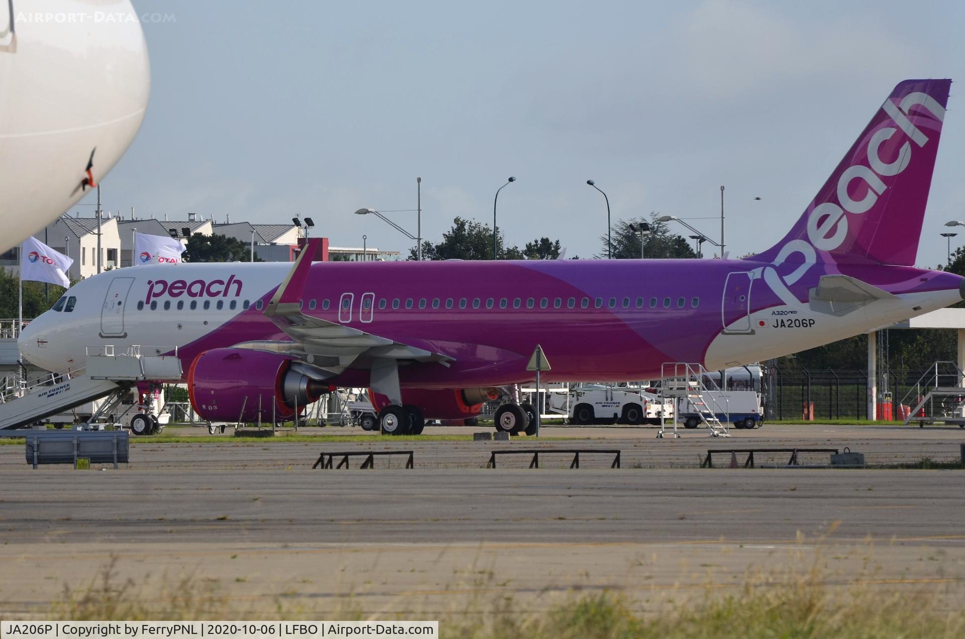JA206P, 2021 Airbus A320-251N C/N 10591, Peach A320N a week prior delivery in TLS