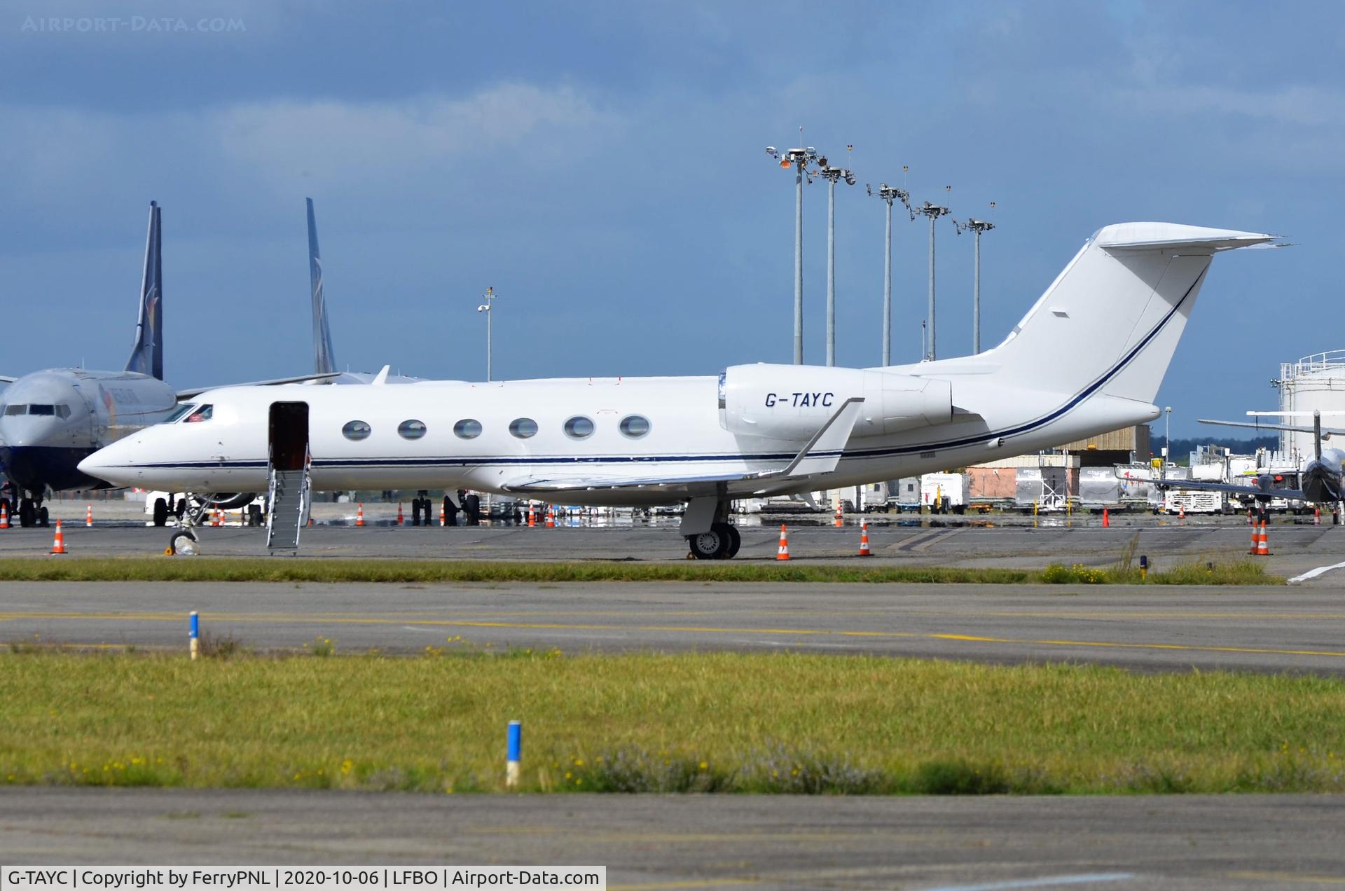 G-TAYC, 2006 Gulfstream Aerospace Gulfstream IV C/N 4060, TAG G4 parked in TLS