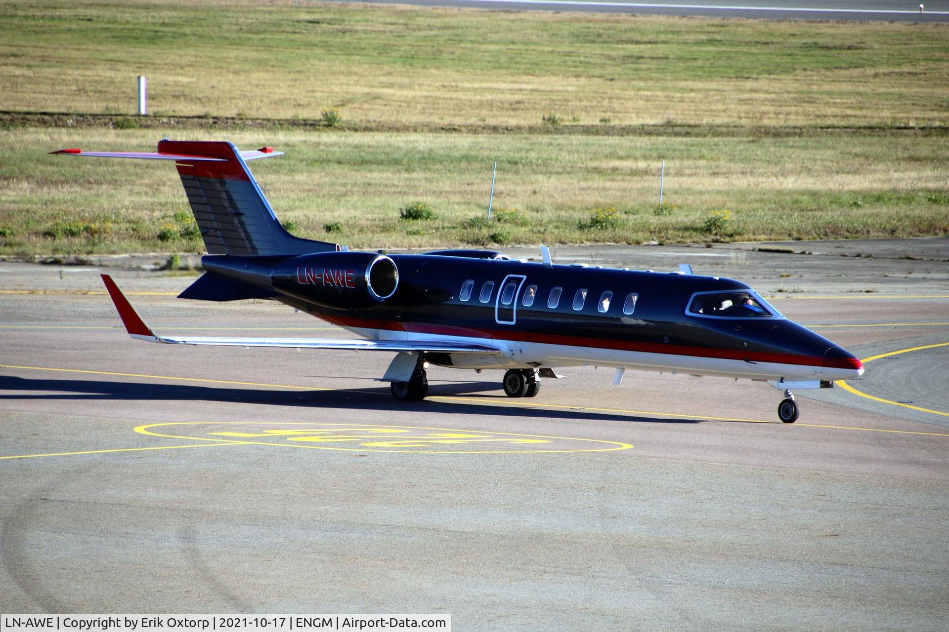 LN-AWE, 2001 Learjet 45 C/N 45-005, LN-AWE in OSL