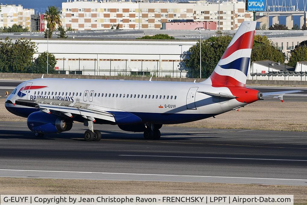 G-EUYF, 2010 Airbus A320-232 C/N 4185, British Airways from LHR