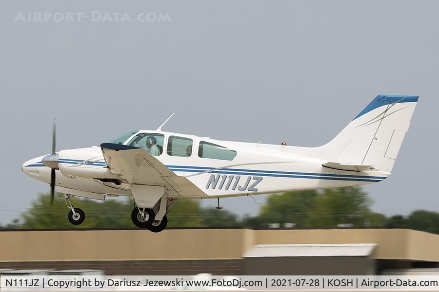 N111JZ, 1960 Beech 95-55 C/N TC-48, Beech 95-55 Baron  C/N TC-48, N111JZ