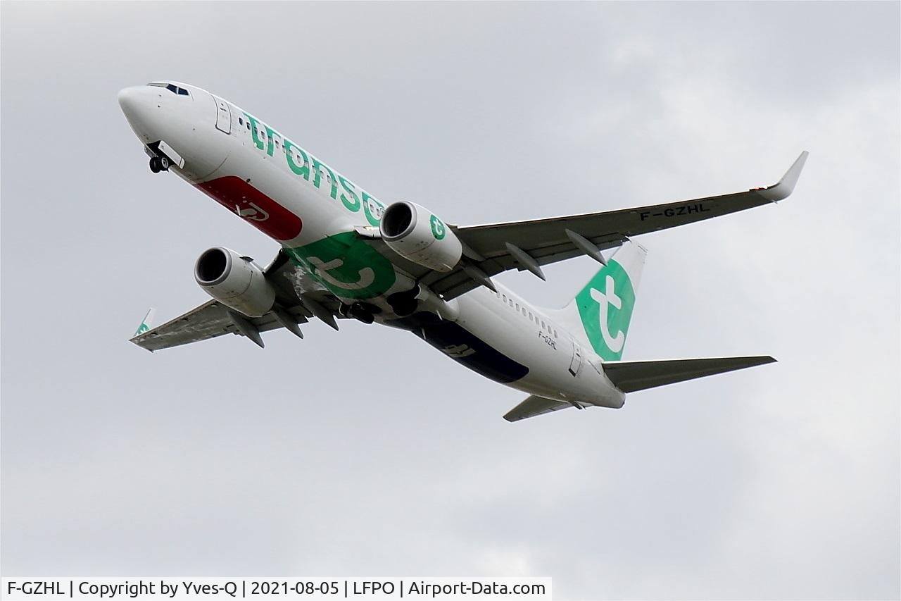 F-GZHL, 2014 Boeing 737-8K2 C/N 37791, Boeing 737-8K2, Take off rwy 24, Paris Orly airport (LFPO-ORY)