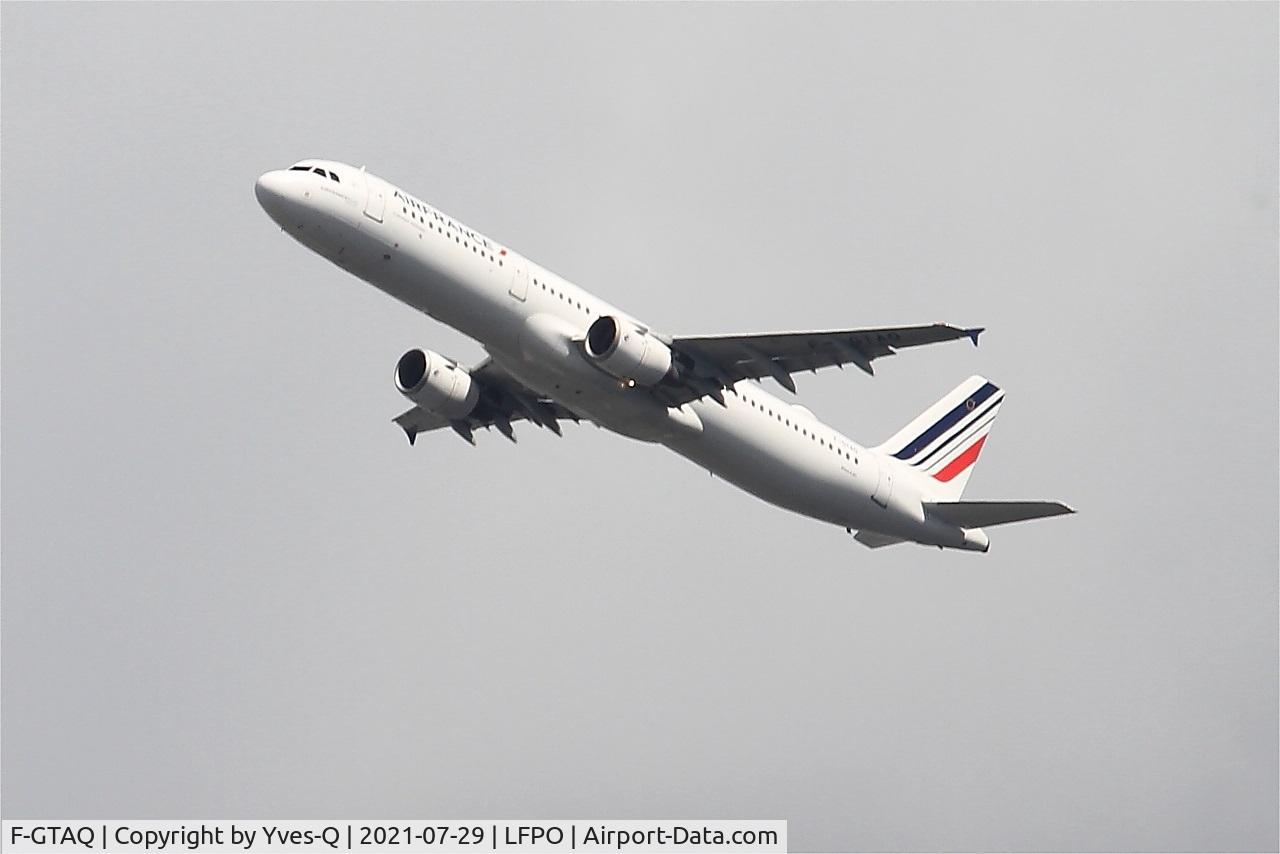 F-GTAQ, 2008 Airbus A321-211 C/N 3399, Airbus A321-211, Climbing from rwy 24, Paris-Orly Airport (LFPO-ORY)