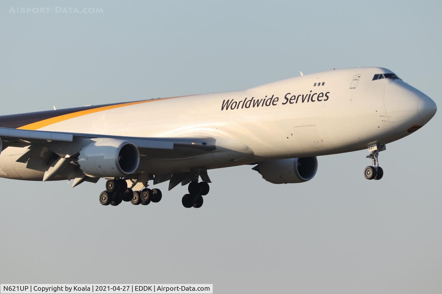 N621UP, 2020 Boeing 747-8F C/N 65785, Details