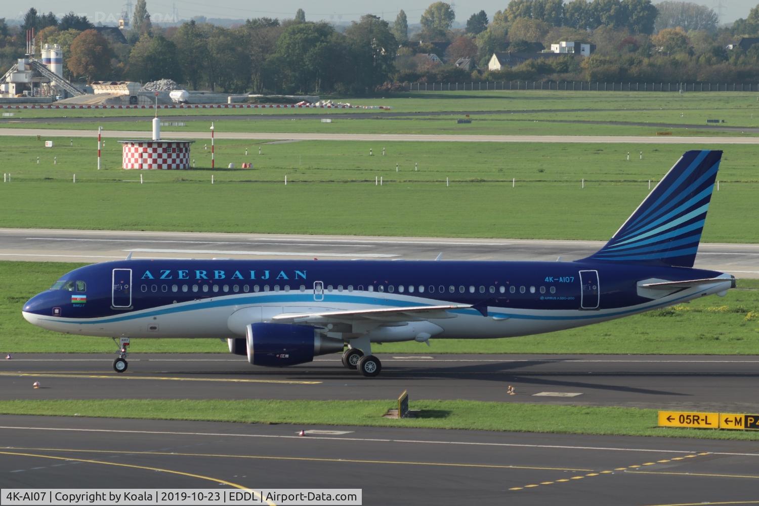 4K-AI07, 2014 Airbus ACJ320 (A320-214/CJ) C/N 6285, Landed from Baku