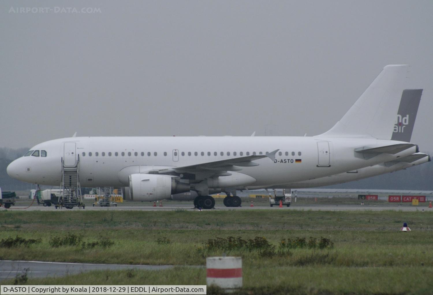 D-ASTO, 2006 Airbus A319-112 C/N 2762, Cold and cloudy day