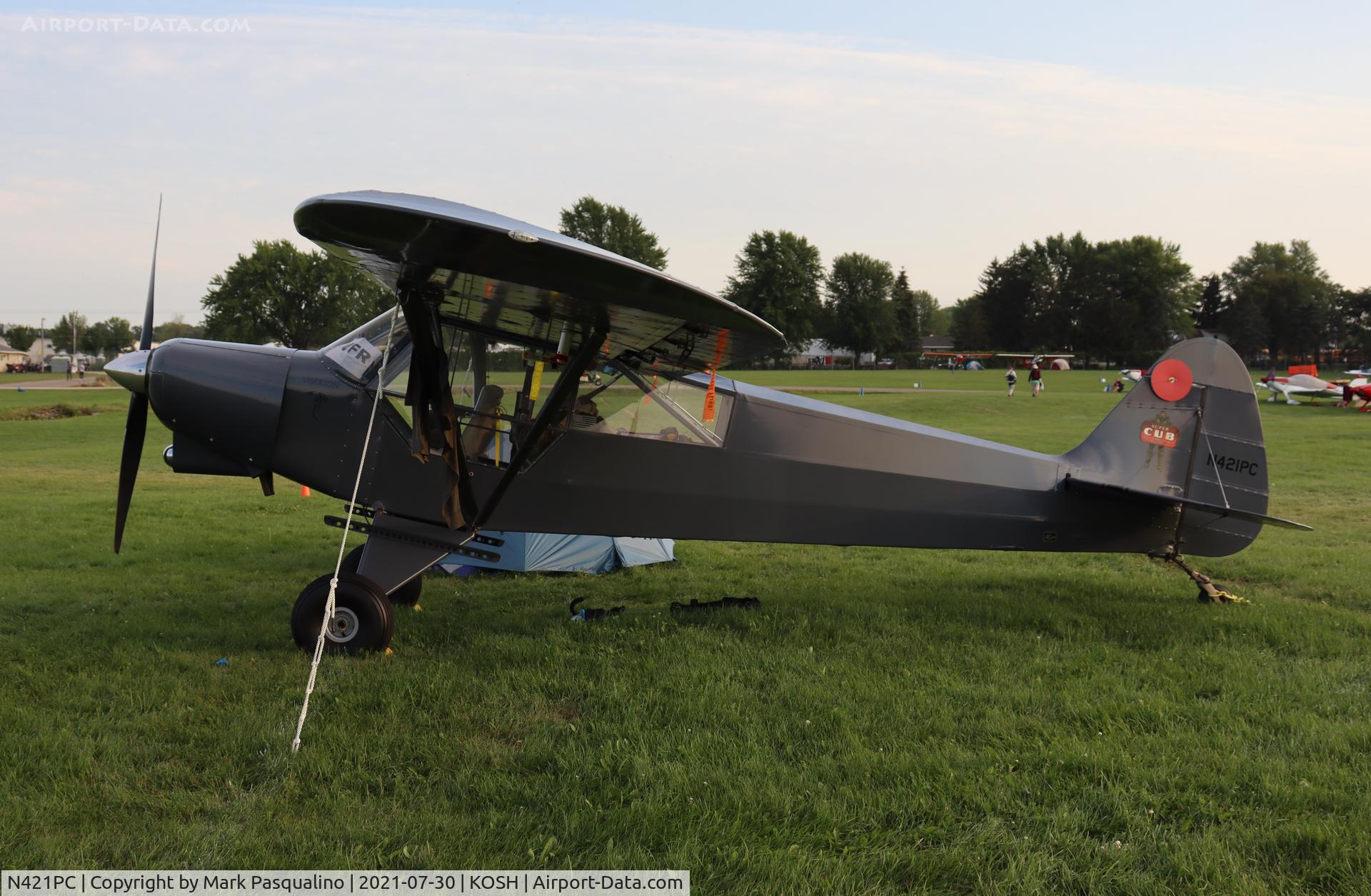 N421PC, 2016 Piper PA-18 Super Cub Replica C/N TC0901057, Piper PA-18 Super Cub Replica