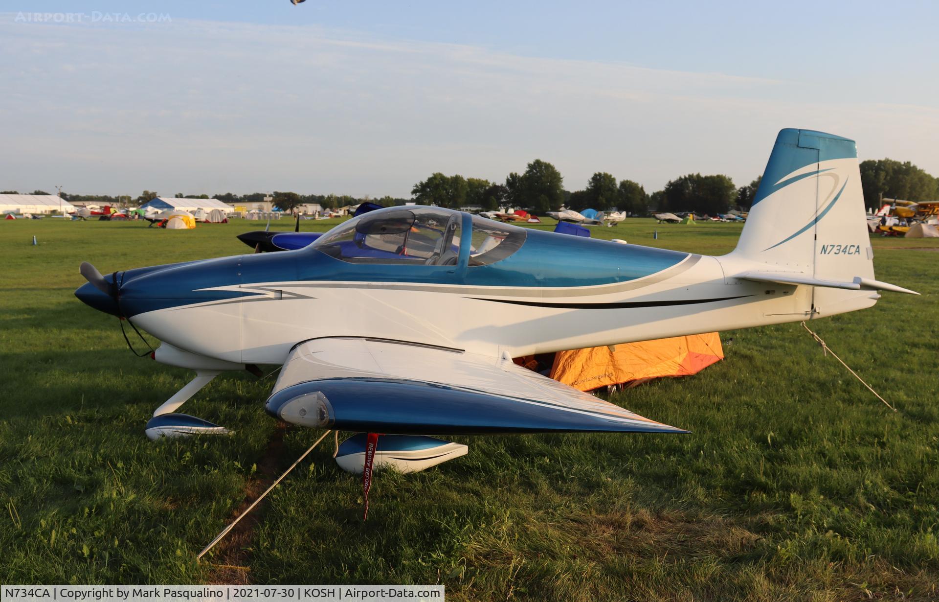 N734CA, 2008 Vans RV-7A C/N 71088, Vans RV-7A
