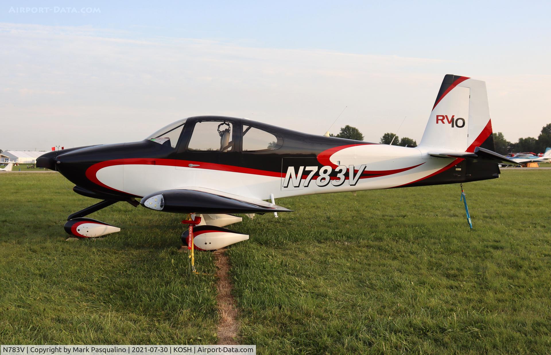 N783V, 2020 Vans RV-10 C/N 41763, Vans RV-8