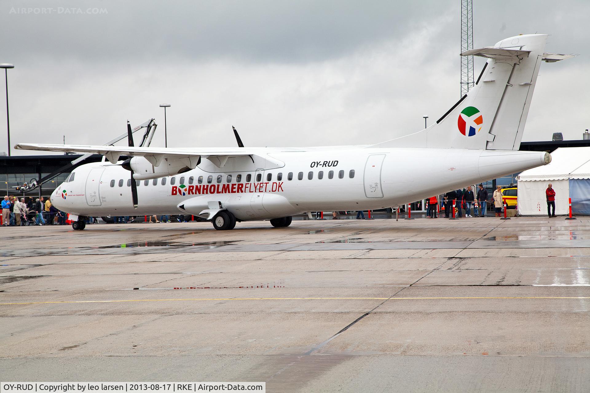 OY-RUD, 1990 ATR 72-201 C/N 162, Roskilde Air Show 17.8.2013