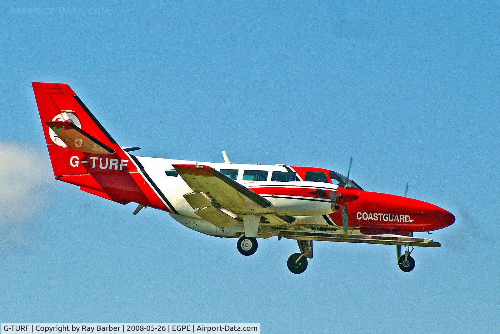 G-TURF, 1987 Reims Cessna F406 Caravan II C/N F406-0020, G-TURF   R/Cessna F.406 Caravan II [406-0020] (Reconnaissance Ventures Ltd for the Coast Guard Agency) Inverness (Dalcross)~G 26/05/2008