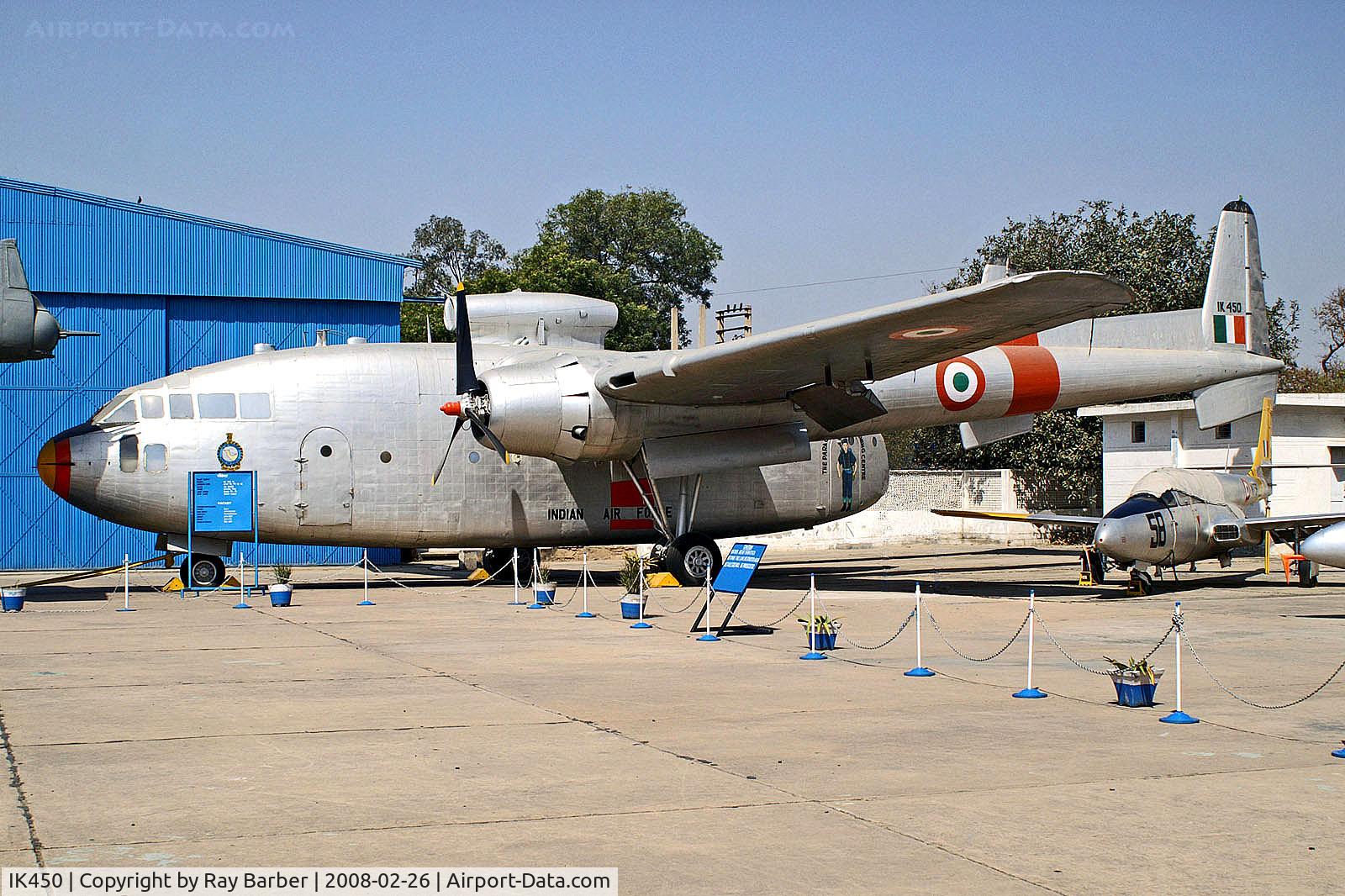 IK450, 1953 Fairchild C-119G Flying Boxcar C/N 11262, IK450   Fairchild C-119G Flying Boxcar [11262] (Indian Air Force / Delhi Palam Museum) New Delhi-Palam AFB~VT 26/02/2008