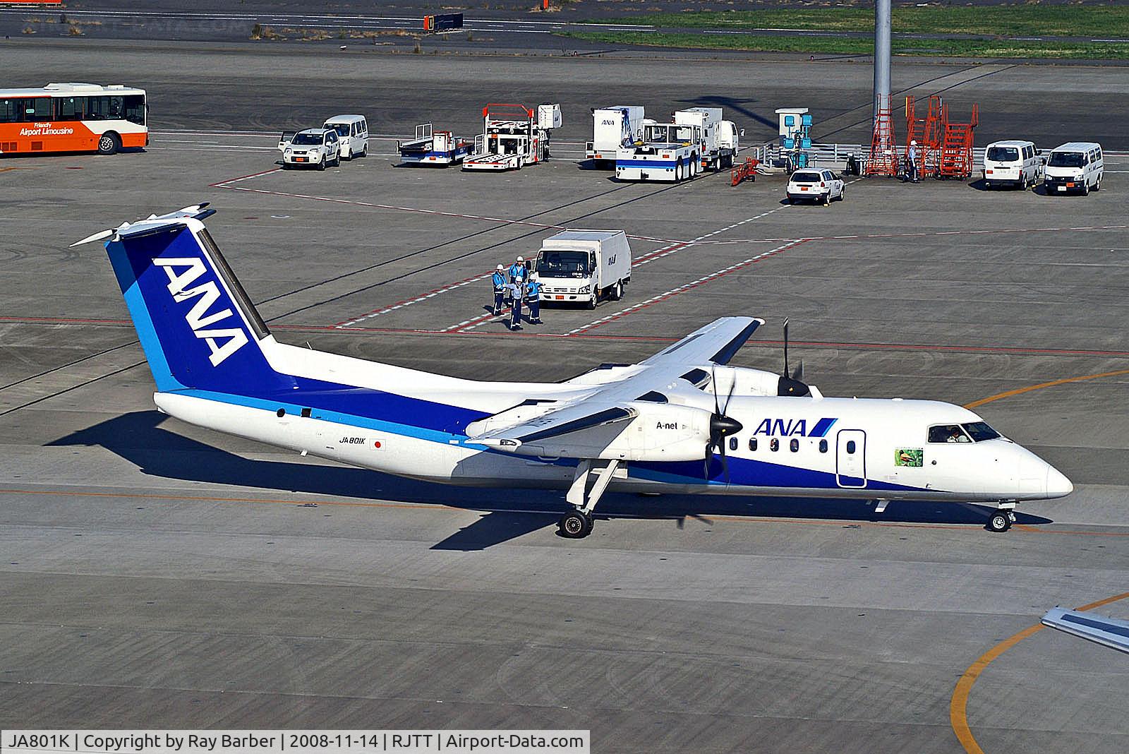 JA801K, 2000 De Havilland Canada DHC-8-314Q Dash 8 Dash 8 C/N 565, JA801K   De Havilland Canada DHC-8Q-314 Dash 8 [565] (ANA Wings) Tokyo-Haneda~JA 14/11/2008