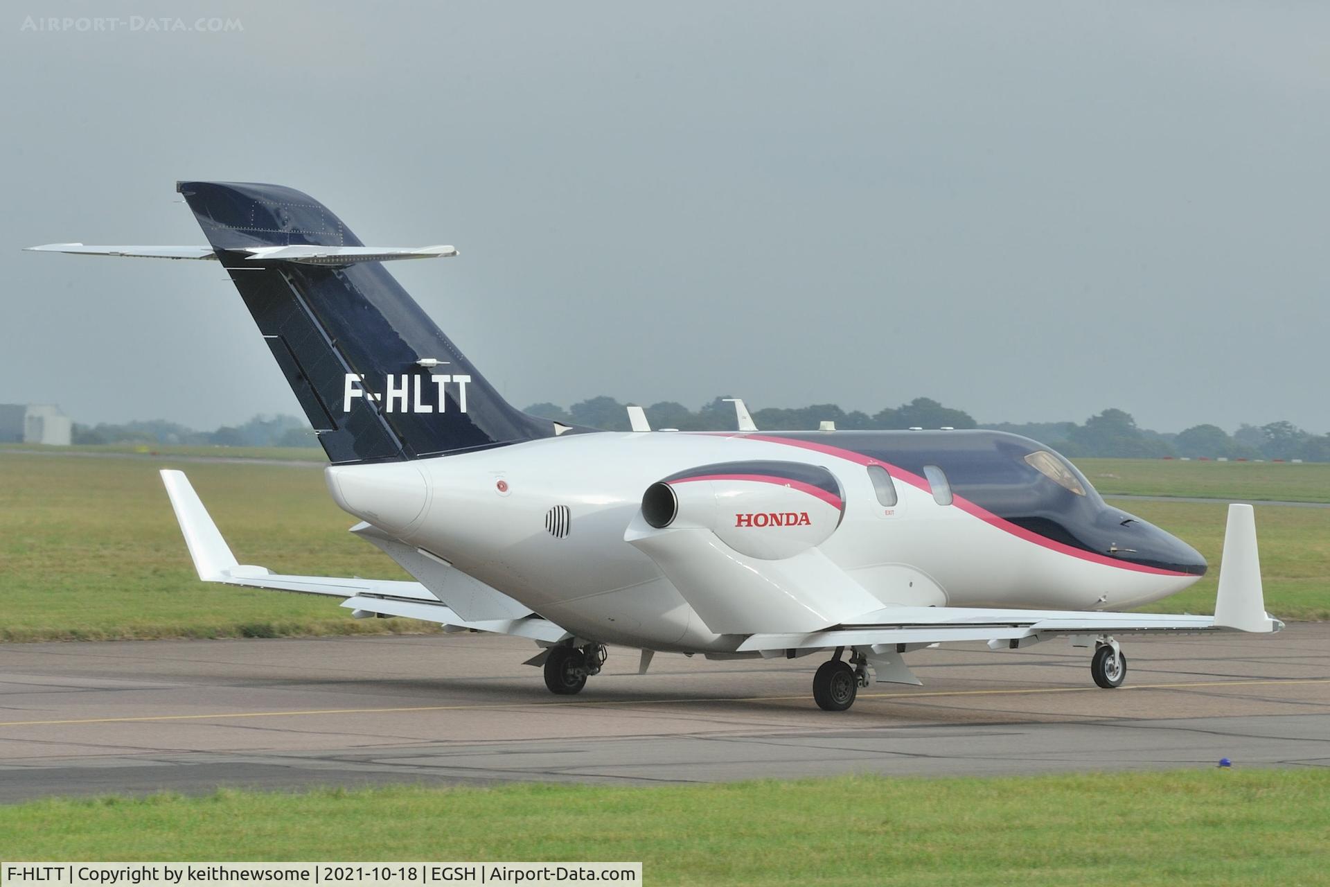 F-HLTT, 2015 Honda HA-420 HondaJet C/N 42000018, Leaving Norwich for Majorca.