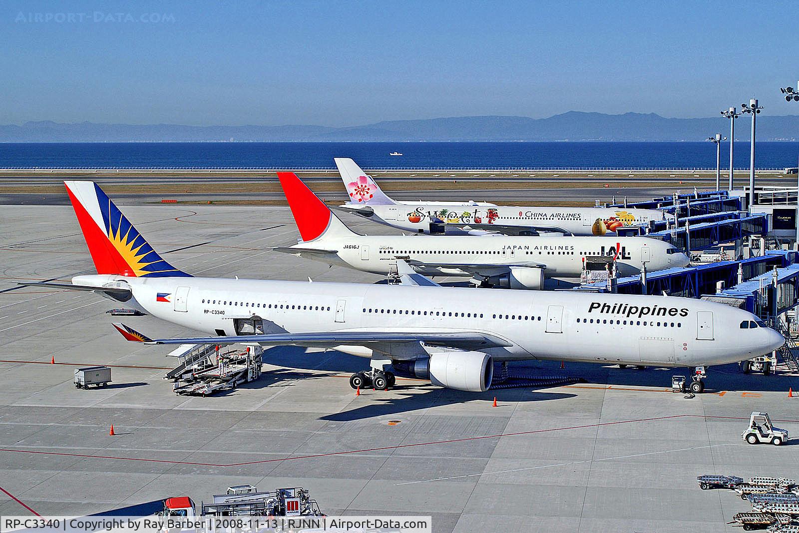 RP-C3340, Airbus A330-301 C/N 203, RP-C3340   Airbus A330-301 [203] (Philippine Airlines) Nagoya-Chubu~JA 13/11/2008