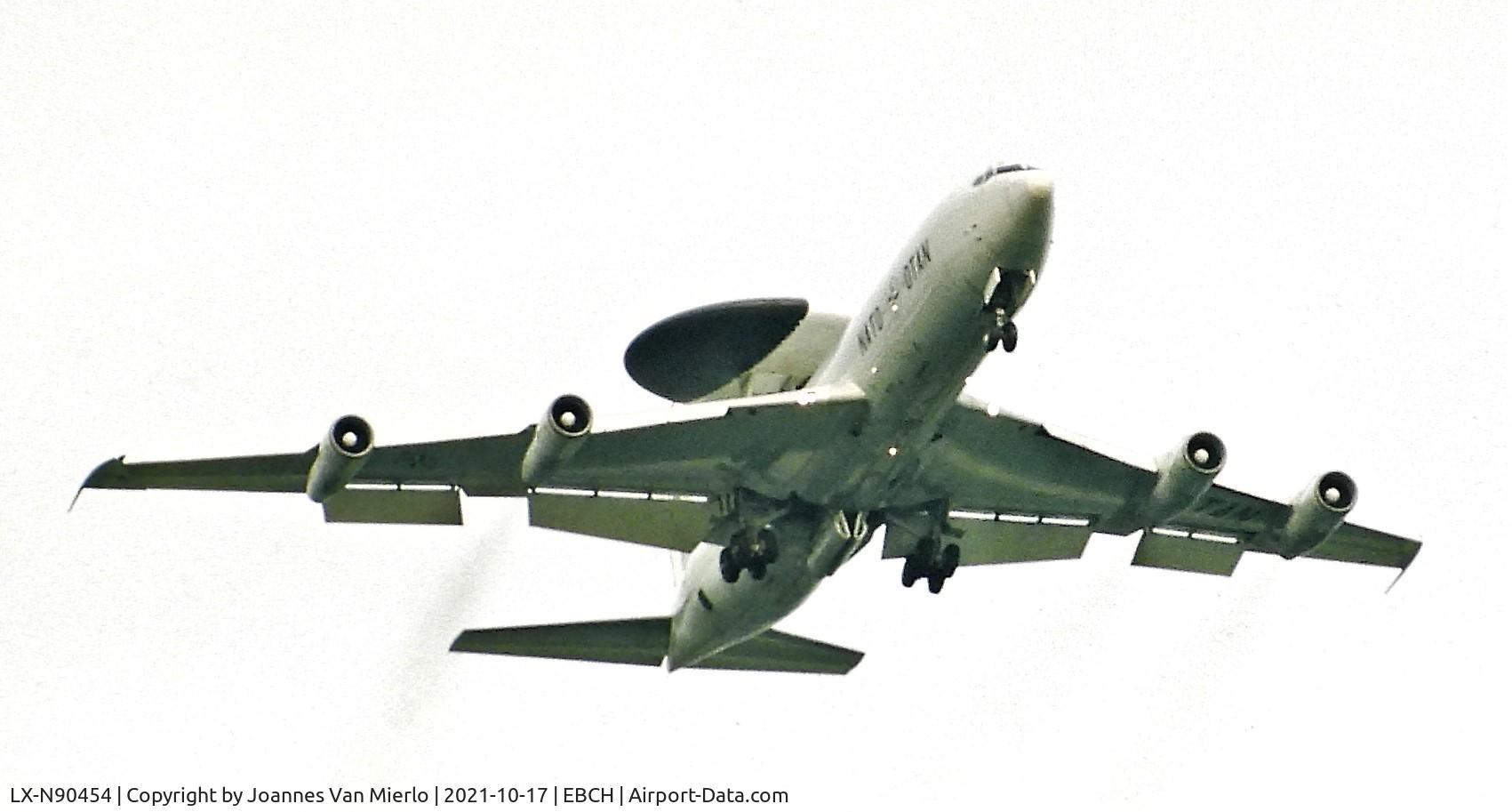 LX-N90454, 1983 Boeing E-3A Sentry C/N 22849, Slide scan
